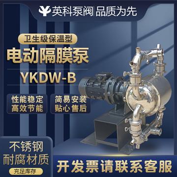 夾套保溫衛生級電動隔膜泵